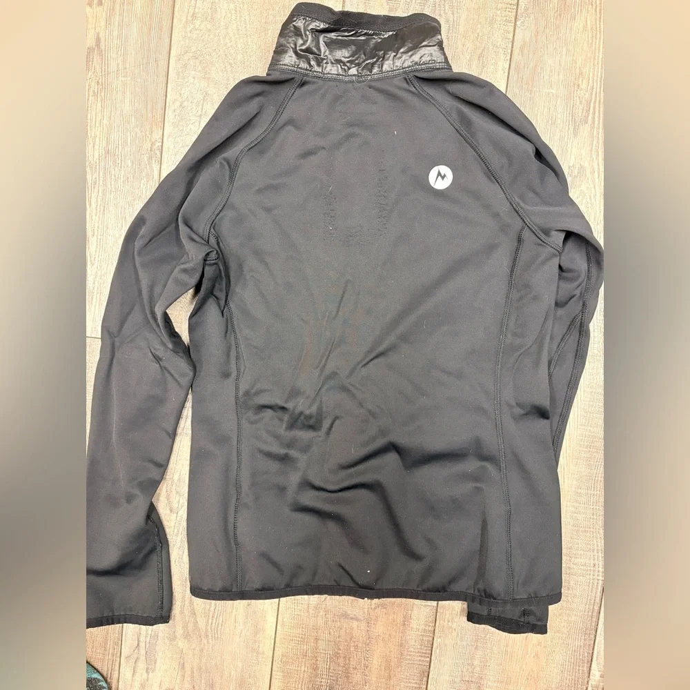 Marmot Black Puffer Jacket - Picture 3 of 4